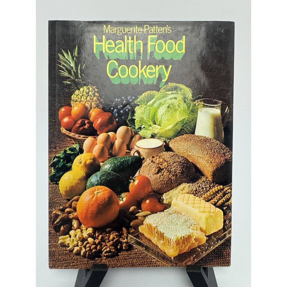 Marguerite Patten’s Health Food Cookery 1972 Vintage Cookbook Hardcover DJ